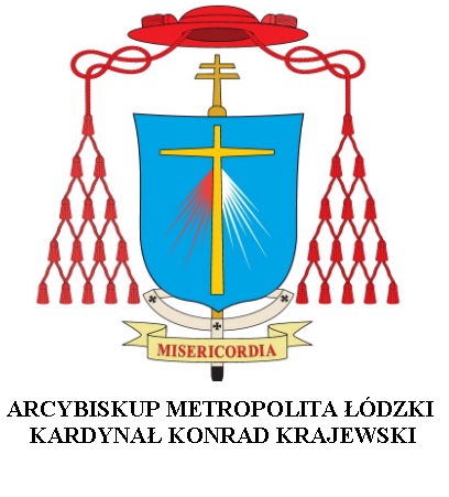 Arcybiskup Łódzki <br/> Metropolita <br/> Konrad Krajewski <br/> Archidiecezja Łódzka